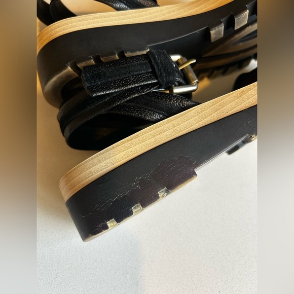 See By Chloe Robin Leather Wrap Around Sandals - Picture 10 of 11